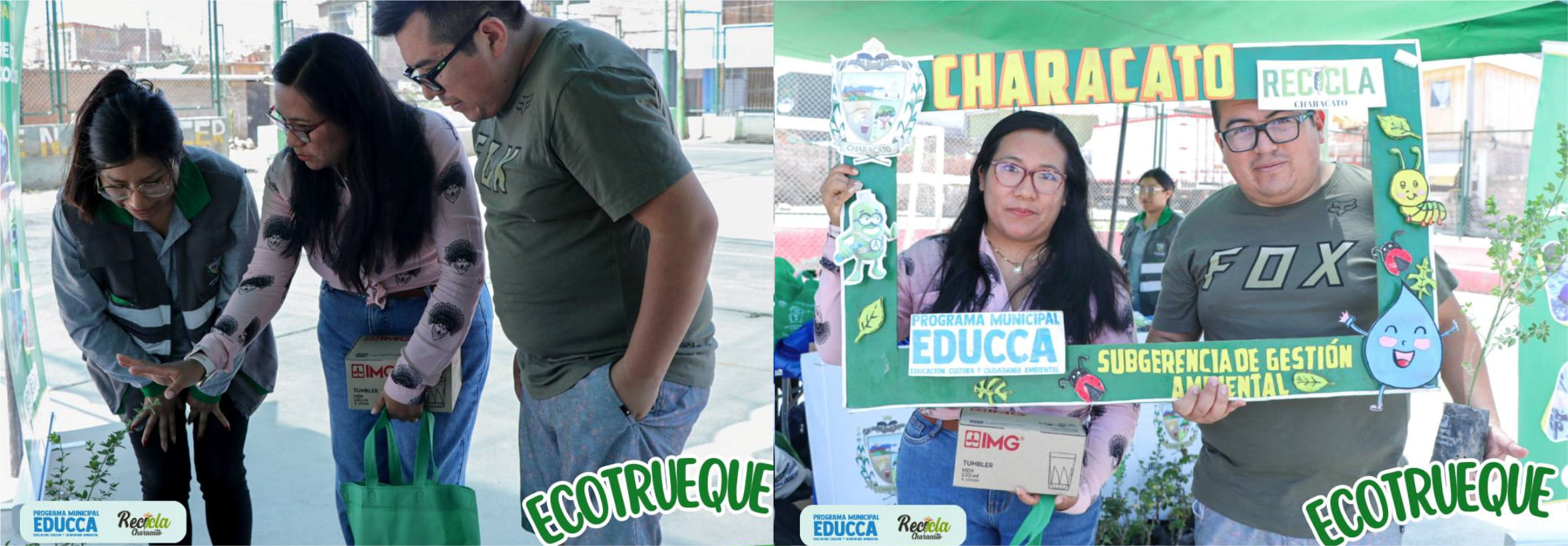 ECOTRUEQUE EN LA ZONA NUEVO AMANECER