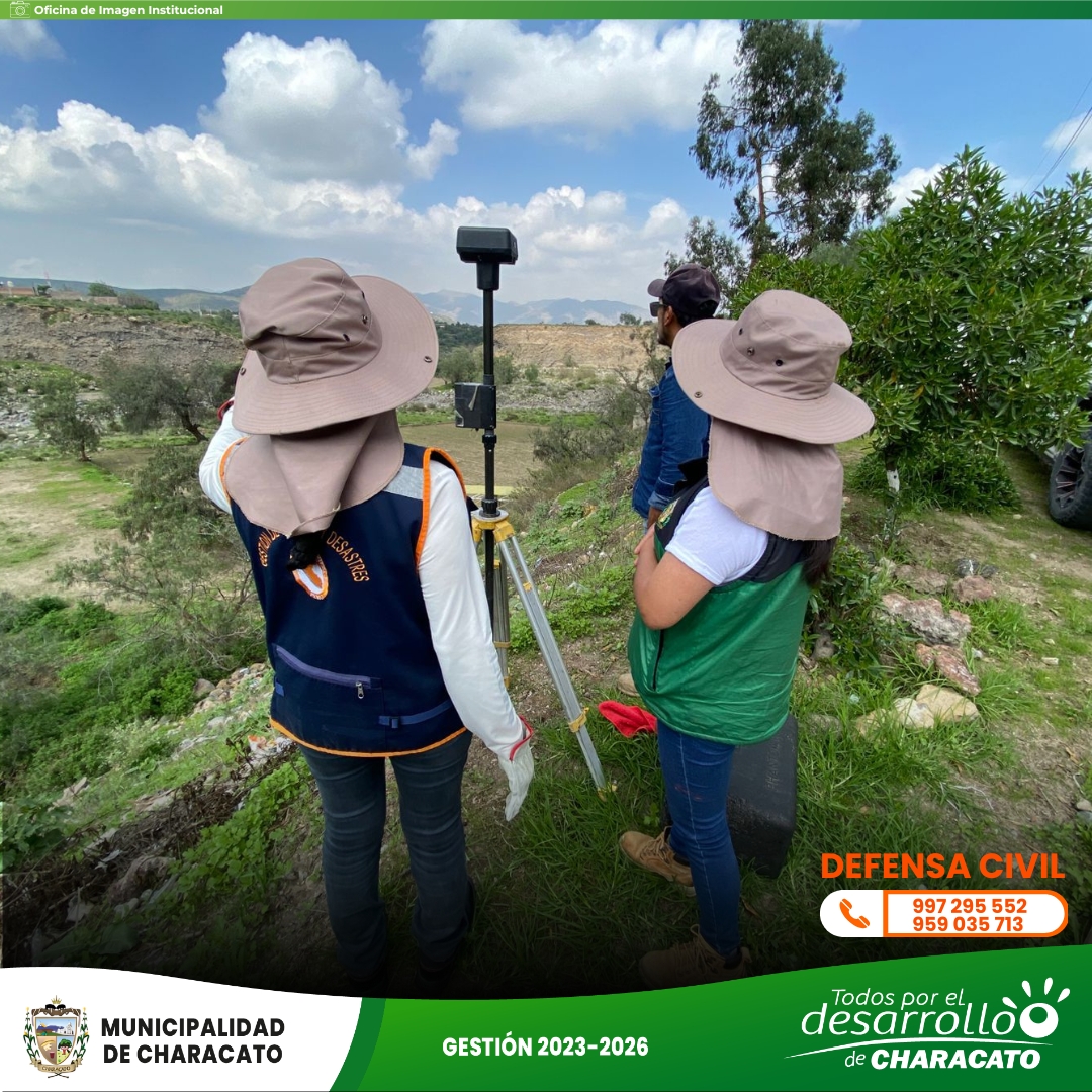 MUNICIPALIDAD DE CHARACATO REALIZA LEVANTAMIENTO DE INFORMACIÓN PREVENTIVA EN EL RIO MOLLEBAYA